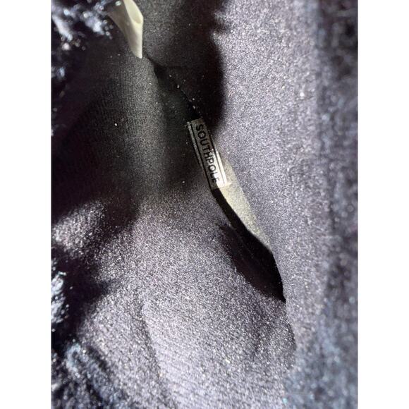 South Pole Boots Womens Size 10W Black Faux Fur Cabin Slipper House Shoes - Picture 10 of 11